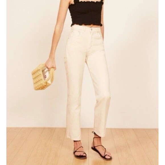 Reformation Cynthia High Rise Straight Jeans 29 - Picture 1 of 10